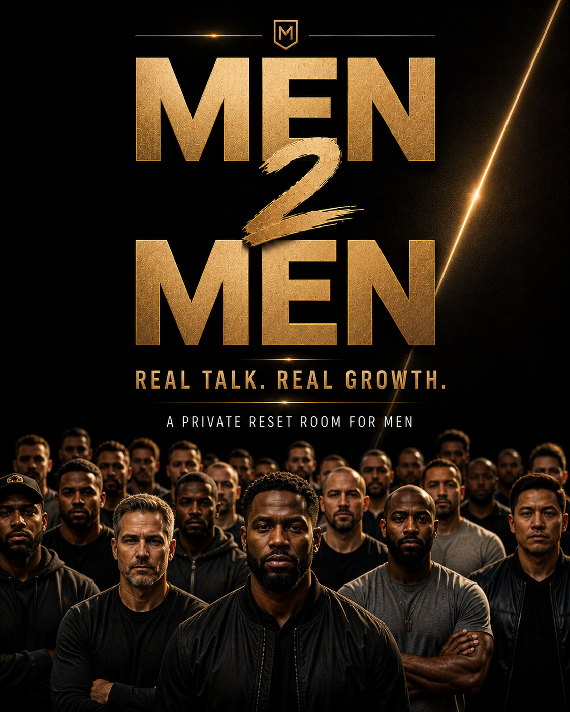 Men 2 Men — a free live Zoom event hosted by Mark Lee Jr.